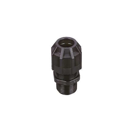 Abb 1/2" LIQUIDTIGHT CONNECTOR, NYLON, 0.31" THROAT,  2921NM
